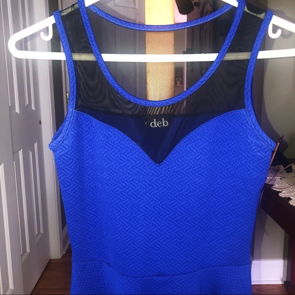 Dark Blue Deb cocktail dress - Picture 3 of 3